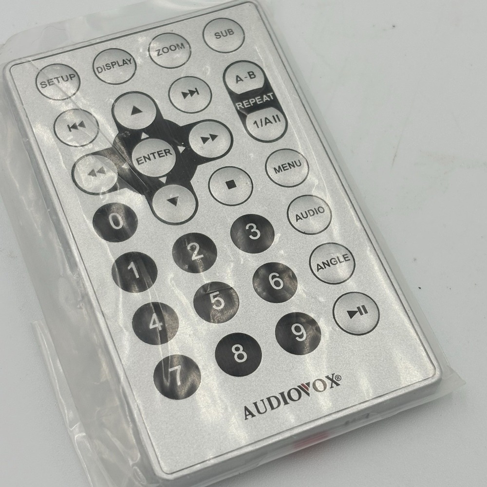 GENUINE AUDIOVOX CR2025 PORTABLE ''DVD VIDEO''  REMOTE CONTROL - BRAND NEW